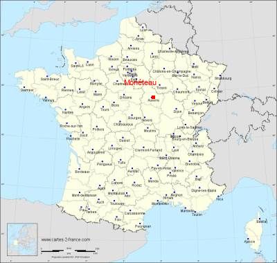 Carte de Monéteau