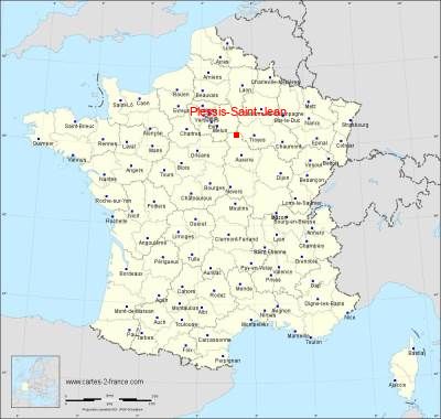 Carte de Plessis-Saint-Jean
