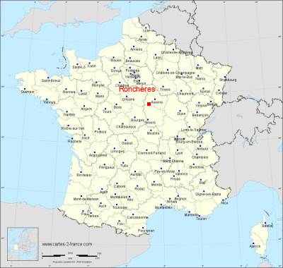 Carte de Ronchères