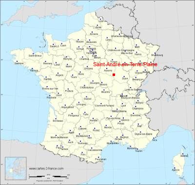 Carte de Saint-André-en-Terre-Plaine