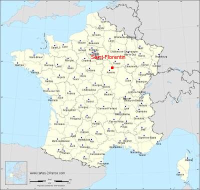 Carte de Saint-Florentin