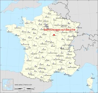 Carte de Saint-Georges-sur-Baulche