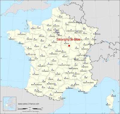 Carte de Sauvigny-le-Bois
