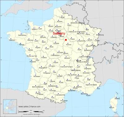 Carte de Subligny