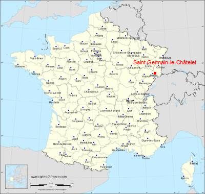 Carte de Saint-Germain-le-Châtelet