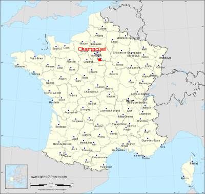 Carte de Champcueil