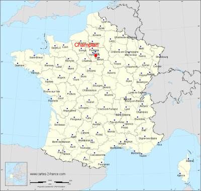 Carte de Champlan