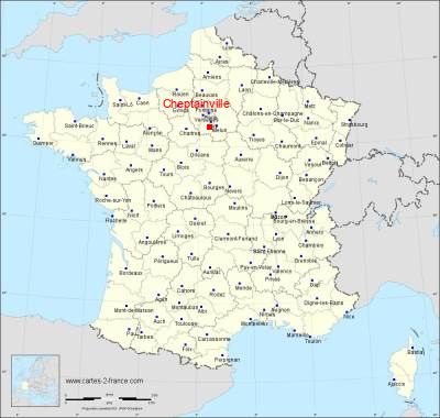 Carte de Cheptainville