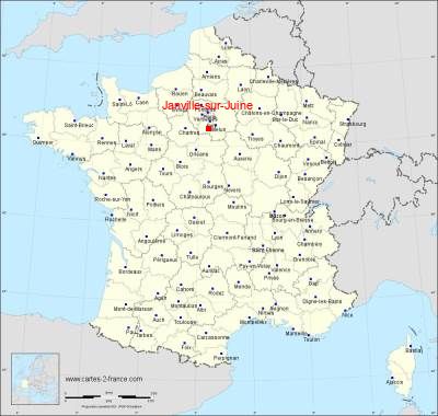 Carte de Janville-sur-Juine
