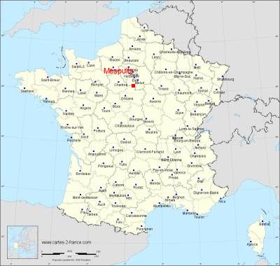 Carte de Mespuits