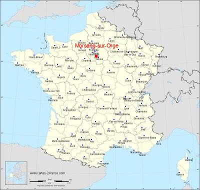 Carte de Morsang-sur-Orge