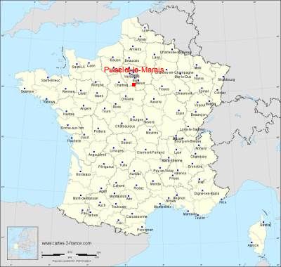 Carte de Puiselet-le-Marais