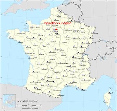 Carte de Pierrefitte-sur-Seine