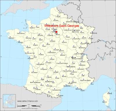 Carte de Villeneuve-Saint-Georges