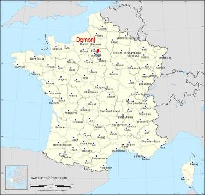 Carte de Domont