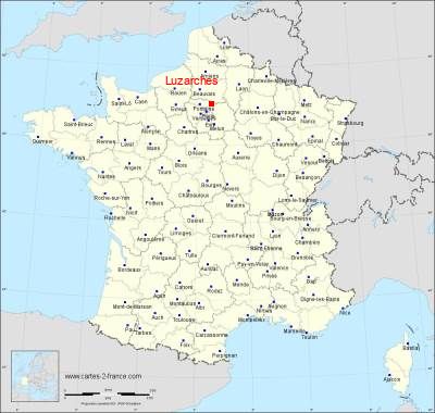Carte de Luzarches