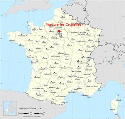 Carte de Montigny-lès-Cormeilles
