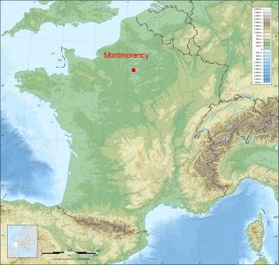 Carte Relief Mini Montmorency 400px 