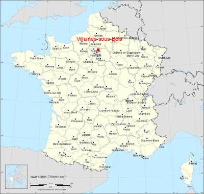 Carte de Villaines-sous-Bois