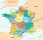Carte de France des régions avant la réforme 2016