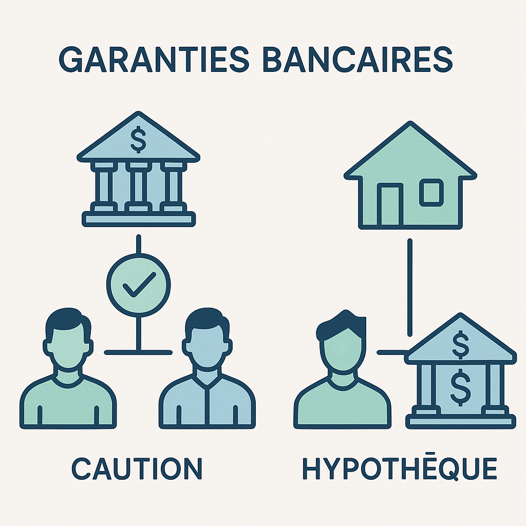Graphique illustrant les garanties pour un cr&eacute;dit immobilier