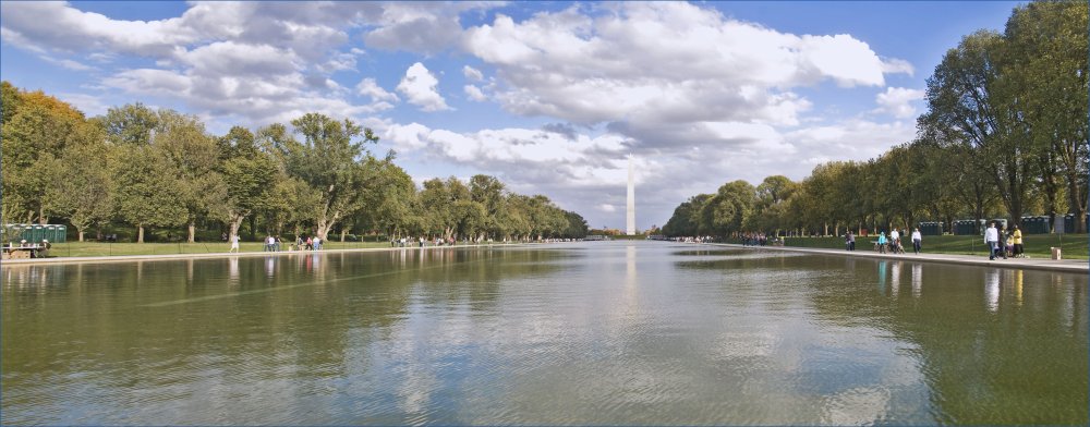 Reflecting Pool und Washington Monument, National Mall