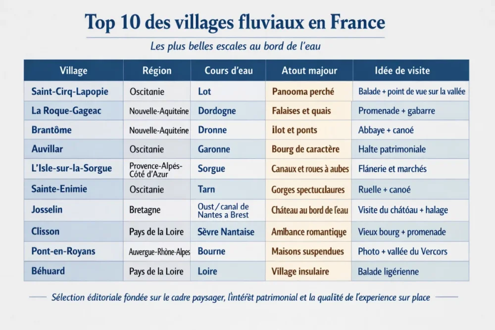 villages fluviaux france top10