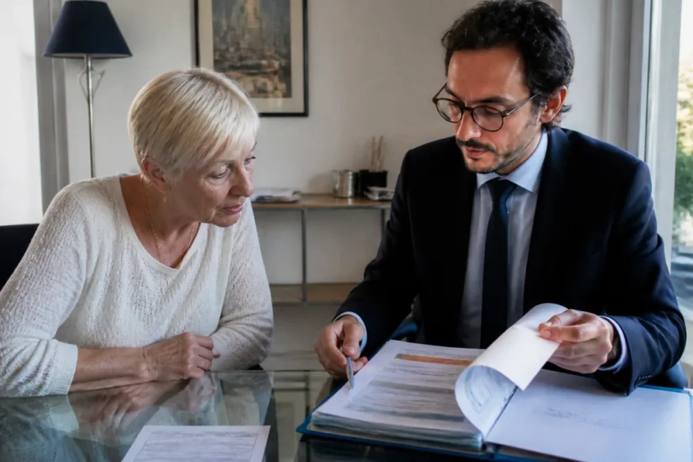 notaire immobilier accompagnant acheter une maison en France