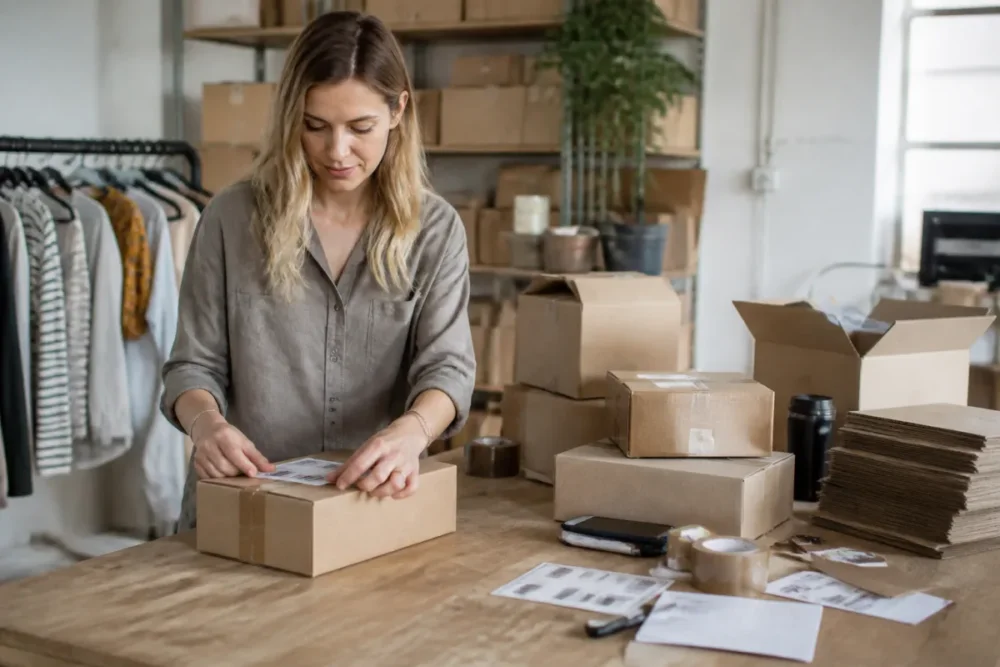 Préparation de commandes e-commerce après une campagne de vente en ligne