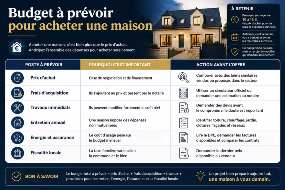 acheter une maison budget global