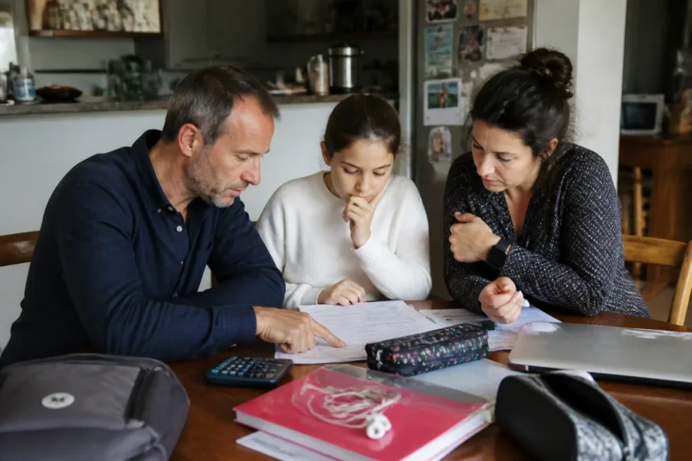 Budget familial et aides financières scolarité 2026 autour de fournitures scolaires