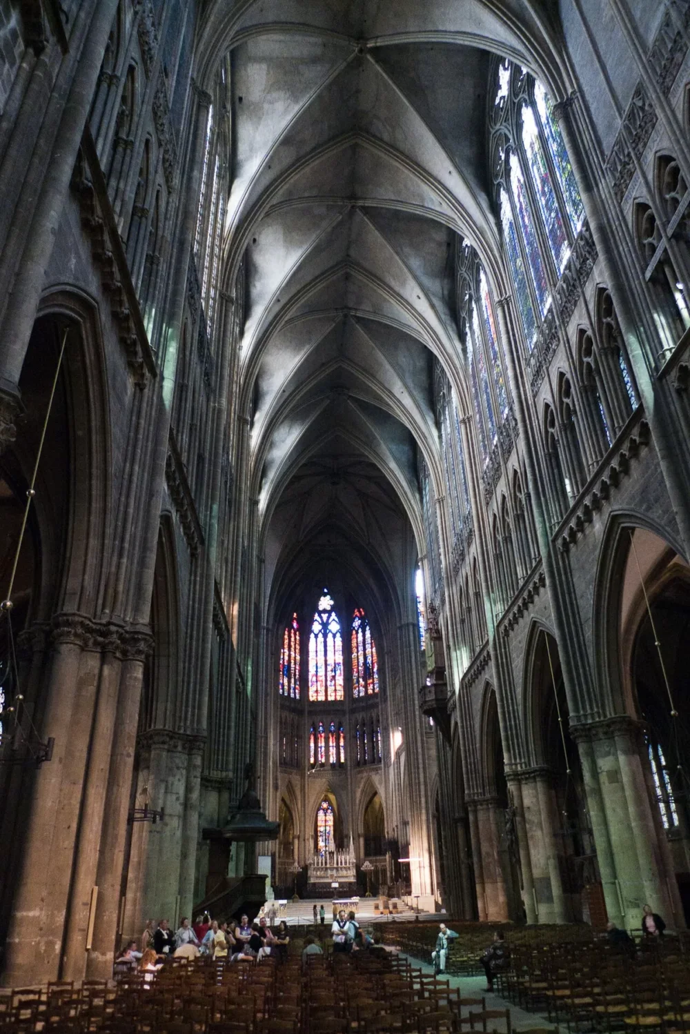 Saint-Étienne Cathedral of Metz, central landmark of Moselle and department 57