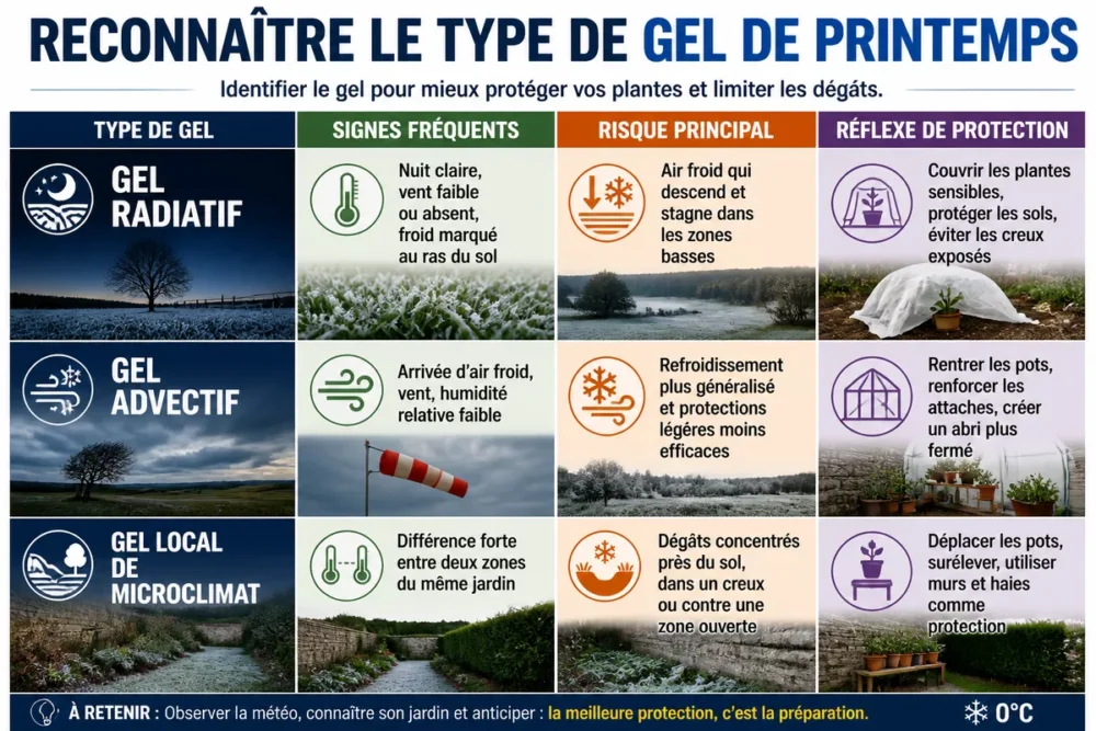 gel printemps types gel