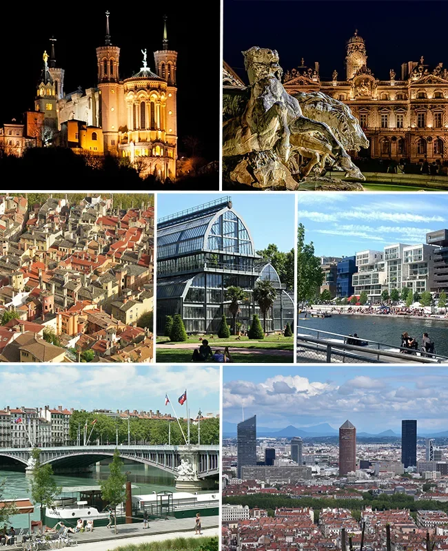 grande métropole Lyon avec transports emploi en ville et densité urbaine