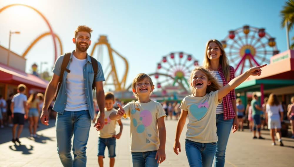 Illustration : la gestion du budget est un aspect fondamental — choisir un parc d'attraction adapté à toute la famille ?
