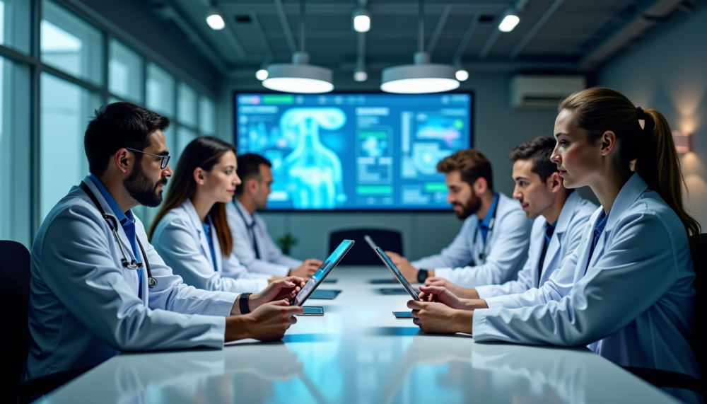 Illustration : tement avec les cliniciens pour traduire les découvertes — santé connectée : quels métiers se développent autour des dispositifs médicaux ?