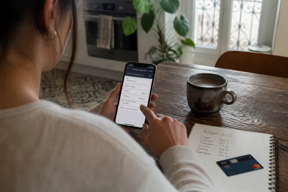 versement automatique pour investir 100 euros par mois sur une application d’épargne