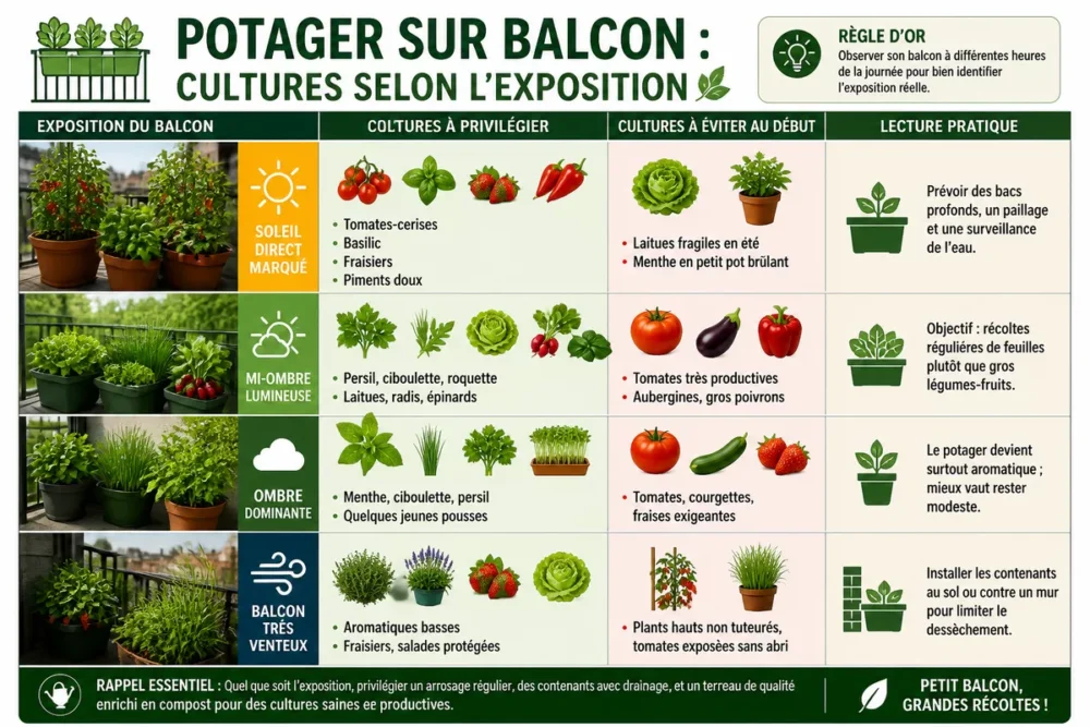 potager balcon expositions cultures
