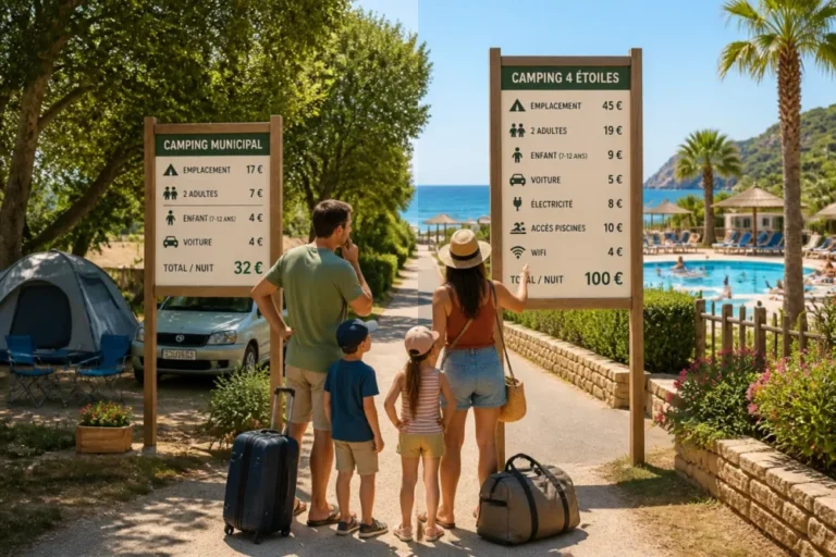 Pourquoi le prix d’un emplacement de camping familial en haute saison varie autant en France