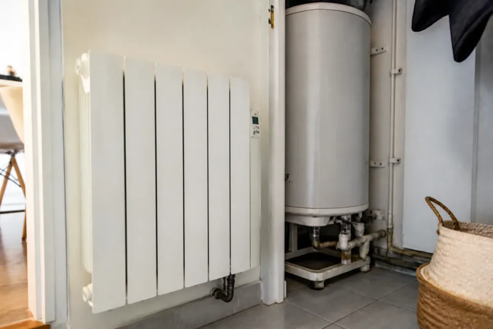 Radiateur électrique et chauffe-eau dans un logement, deux appareils énergivores qui pèsent sur la facture