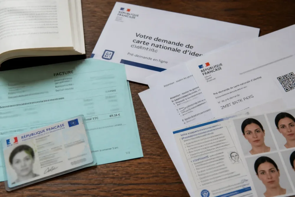 Documents à préparer pour un dossier carte d’identité avec justificatif de domicile et photo d’identité