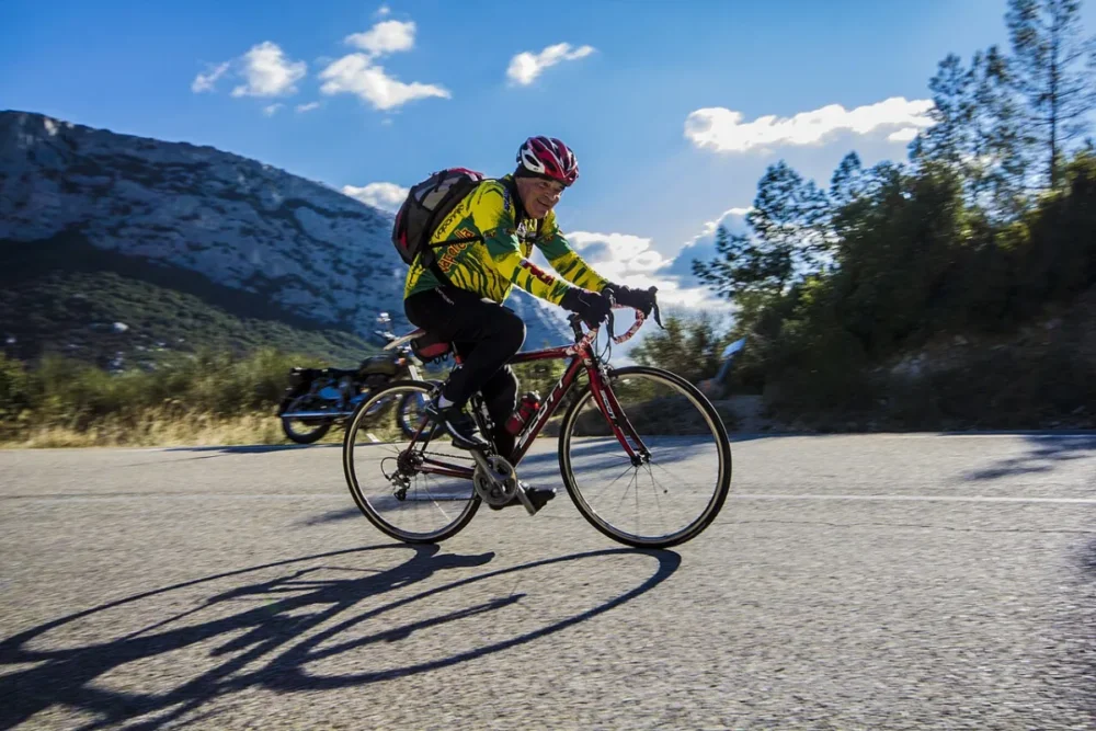 vélo doux comme récupération active après séance de sport intense