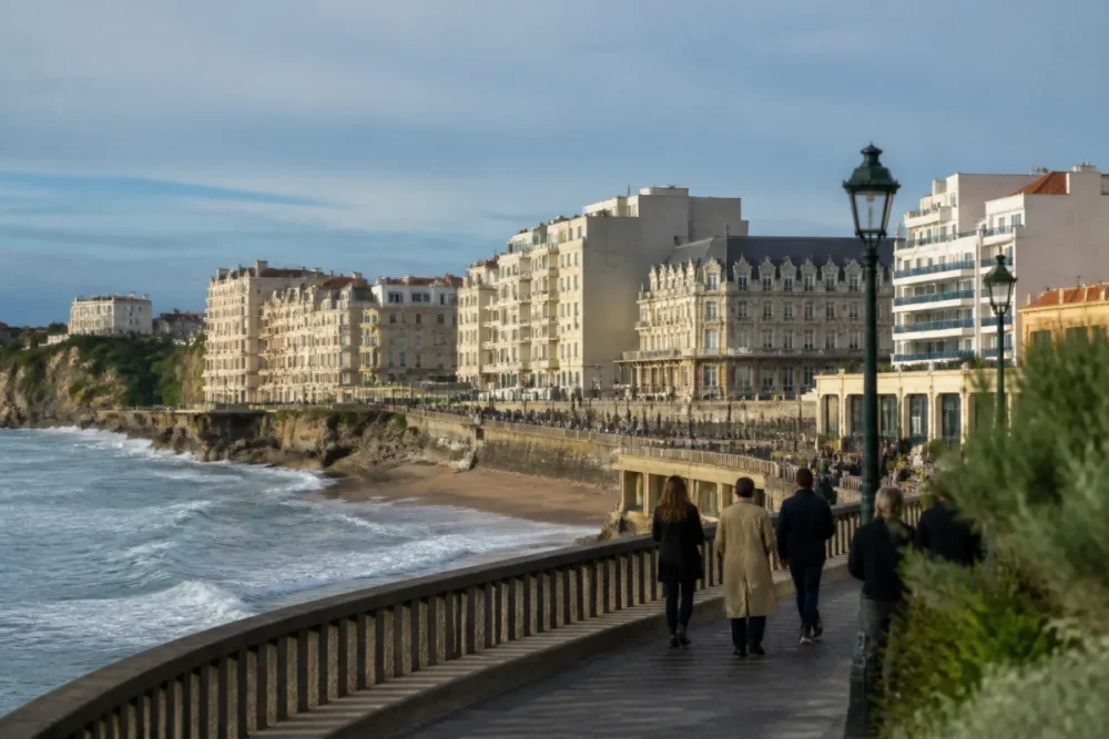 Vue réaliste de Biarritz parmi les villes agréables à vivre 2026