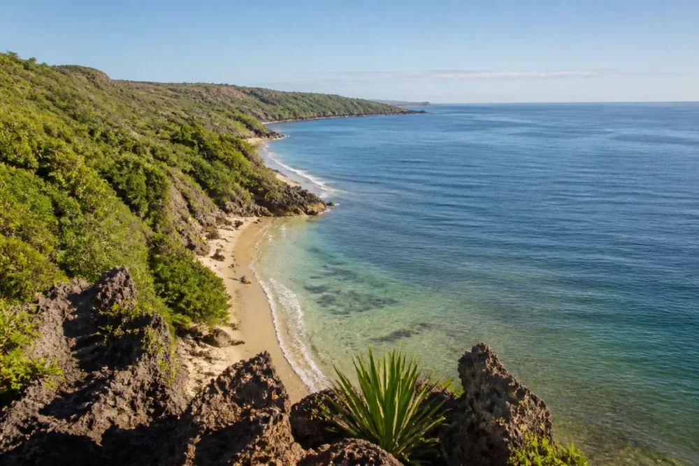 Côte de Madagascar face au canal de Mozambique dans l’océan Indien