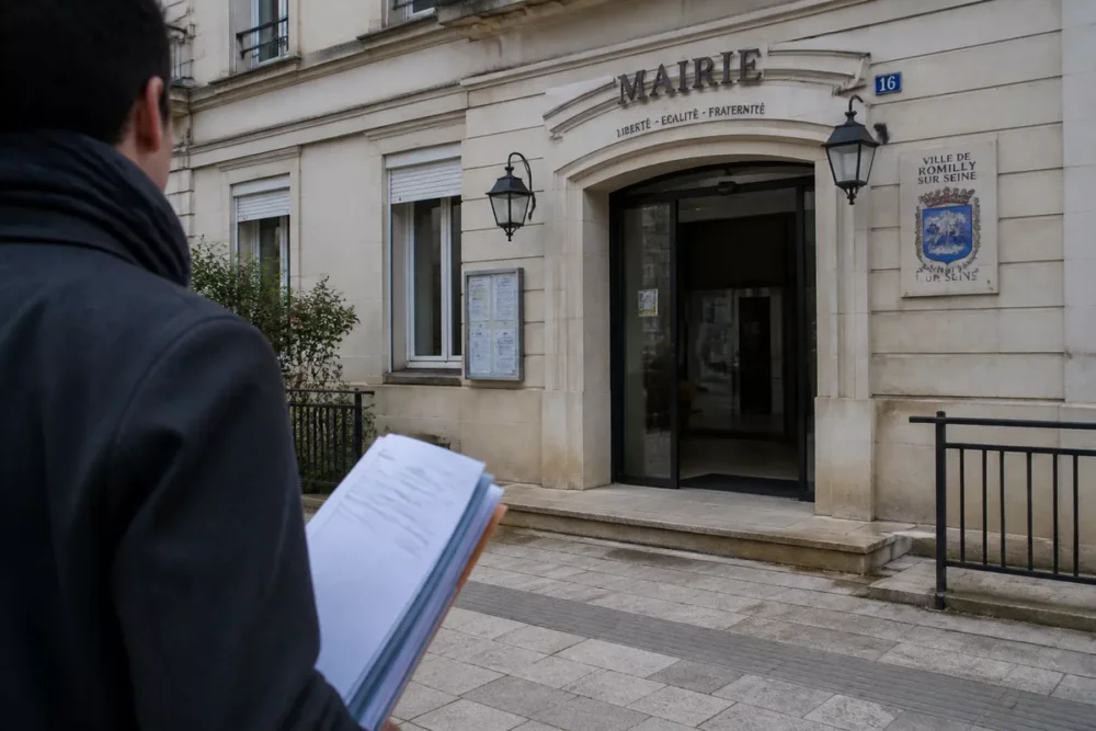 Mairie de Romilly-sur-Seine et préparation d’un dossier administratif