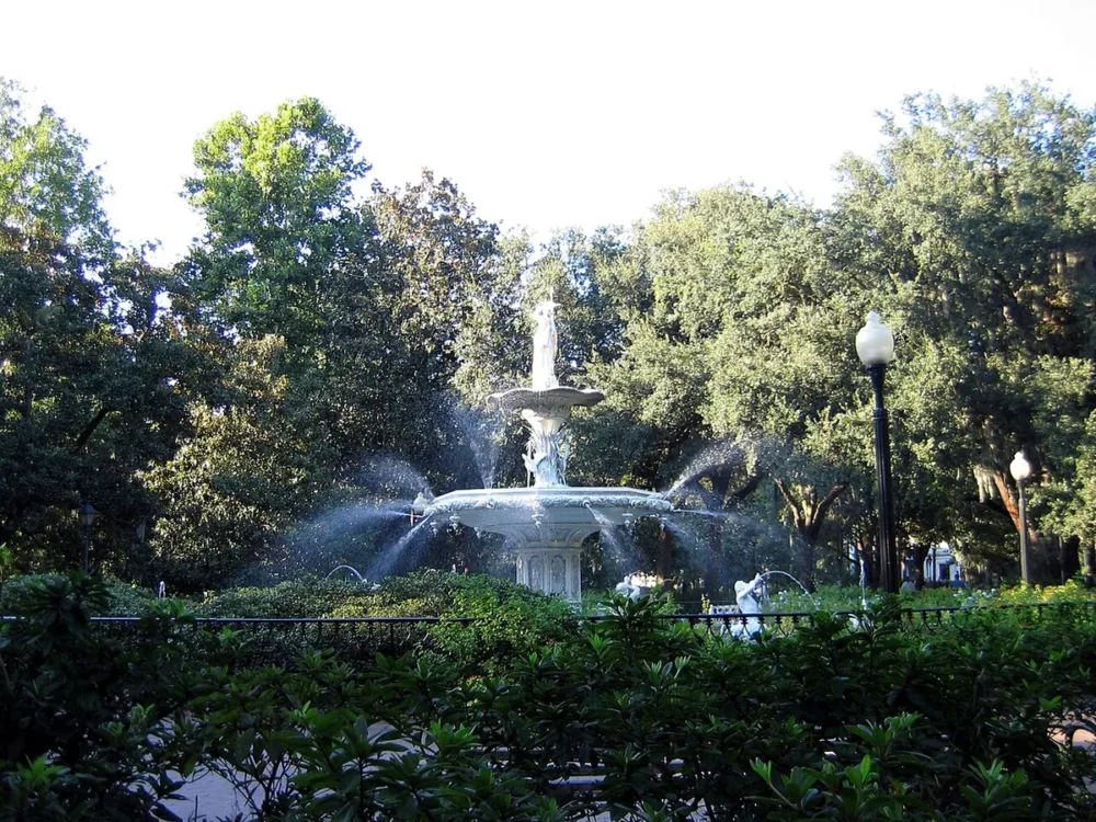 Forsyth Park espace vert et promenade à Savannah