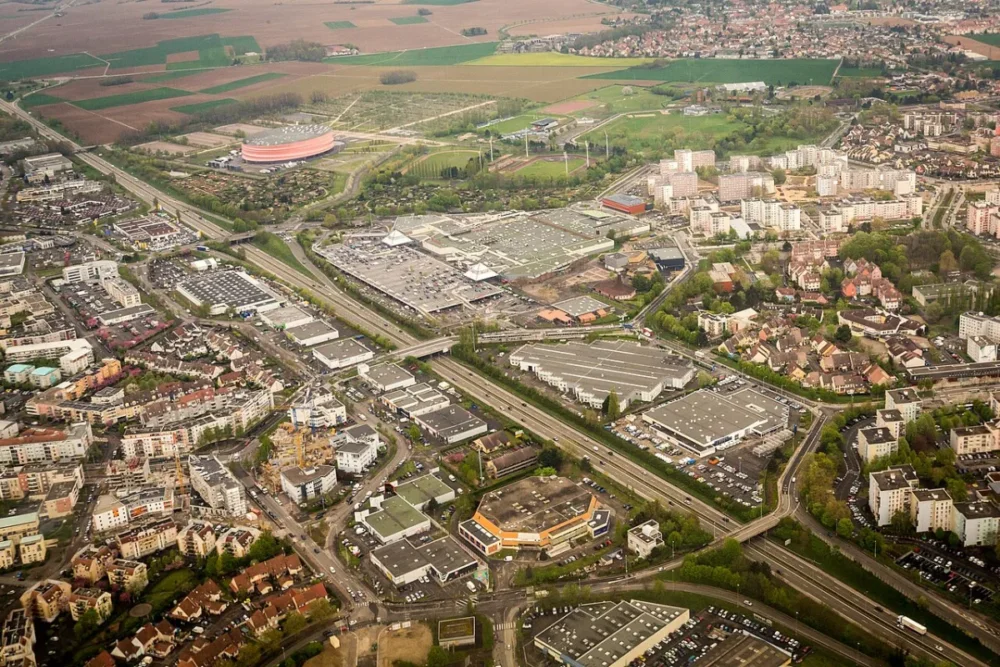 quartier Hautepierre Strasbourg vue large et urbanisme de quartier