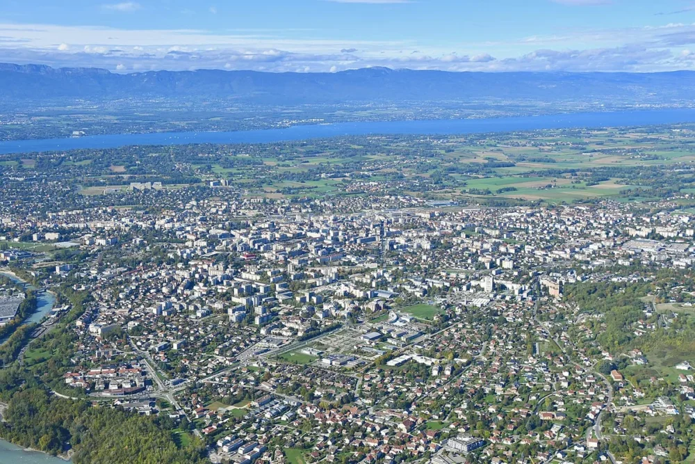Annemasse Haute-Savoie localisation de la rue du Brouaz