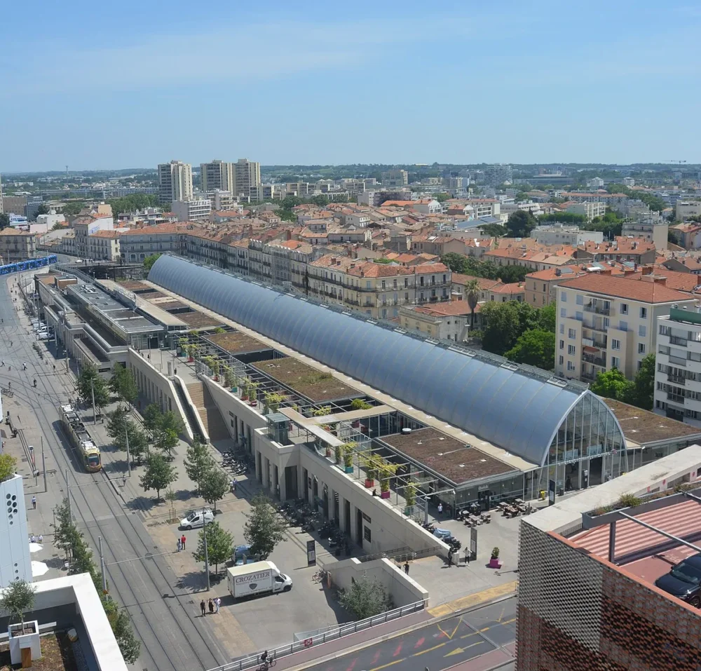 gare de Montpellier-Saint-Roch et transport ferroviaire vers Pierrelatte