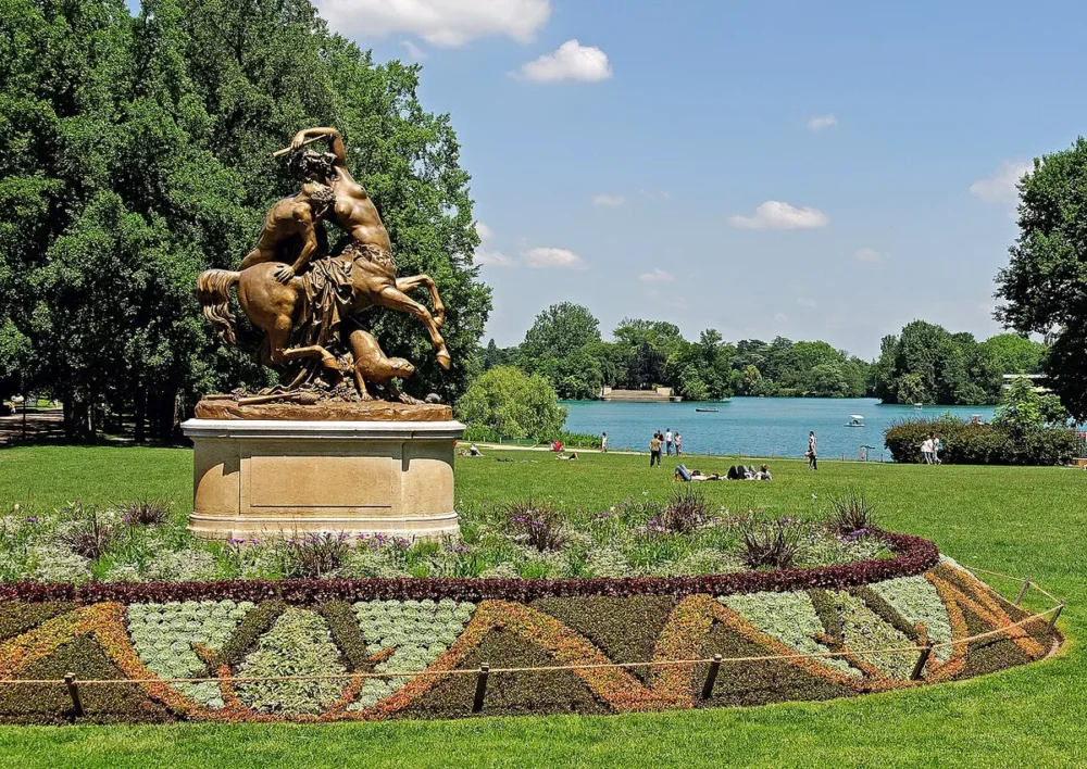 parc de la Tête d'Or Lyon 6e depuis Charpennes vélo marche